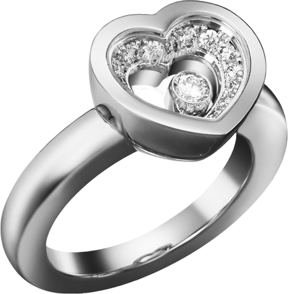 Кольцо с бриллиантом Chopard Happy Diamonds Very 827790-1110