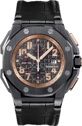 Часы Audemars Piguet Royal Oak Offshore Chronograph Arnold Schwarzenegger The Legacy Limited Edition 48 mm 26378IO.OO.A001KE.01 Часы Audemars Piguet Royal Oak Offshore Chronograph Arnold Schwarzenegger The Legacy Limited Edition 48 mm 26378IO.OO.A001KE.01