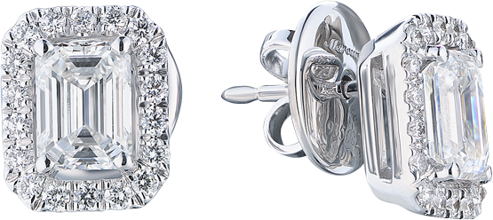 Пусеты Mercury Classic 1.01 ct E/VS1 - 1.01 ct E/VS2 Diamonds ME100WEDD