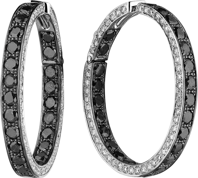 Серьги De grisogono Black & White Diamonds 12340/01