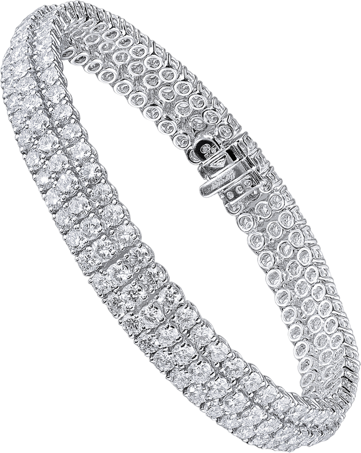 Браслет Mercury Classic White Gold Diamonds Bracelet MB17289/WG/3SM