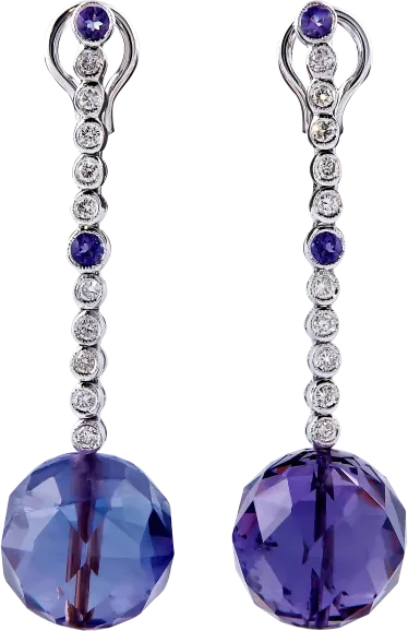 Серьги Adler AMETHYST AND DIAMONDS EARRINGS adler2806 (id 40015)