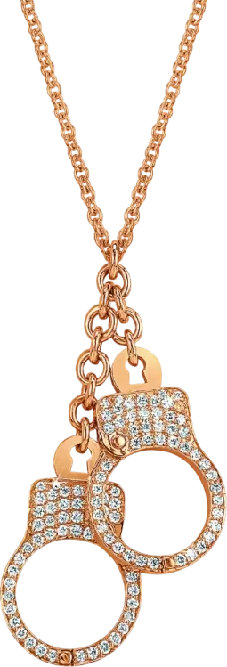 Подвеска  Jacob & Co Love Lockdown Diamond Cuff Necklace 92457693 (id 39665)
