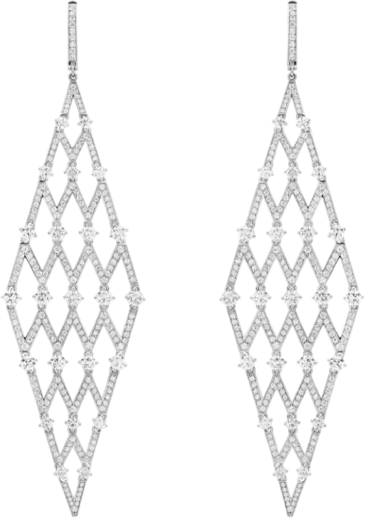 Серьги Jacob & Co DIAMOND CHANDELIER EARRINGS 91841480 (id 39706)