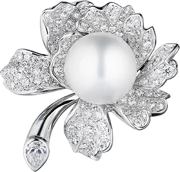Брошь  Mikimoto PEARL BROOCH 13 MM PBM19NDW (id 38995)