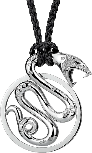 Подвеска  Boucheron TROUBLE DIAMOND SNAKE NECKLACE A114403 (id 23730)