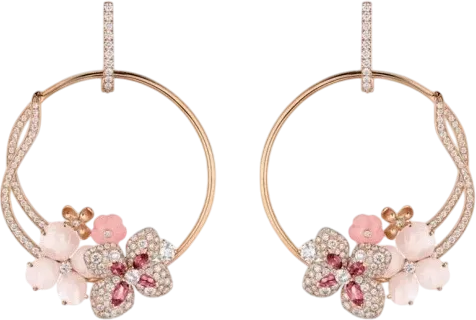 Серьги Chaumet Hortensia Aube Rosée Earrings HORTENSIA EARR (id 39537)
