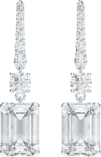 Серьги Crivelli EMERALD DIAMOND 5.86 - 5.89 CT H-I/VVS EARRINGS (GIA) NN5.86-5.89CT (id 38237)