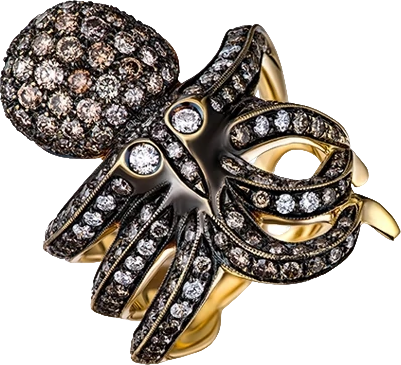 Кольцо Roberto Coin OCTOPUS RING OCTOPUS RING rc (id 29709)