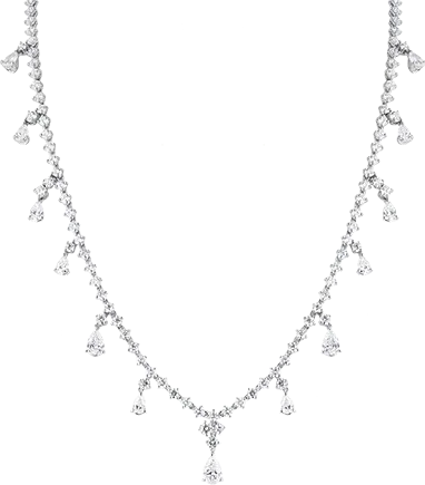 Колье Crivelli PEAR & ROUND DIAMOND 11.25 CT NECKLACE CPR11.25 (id 38847)