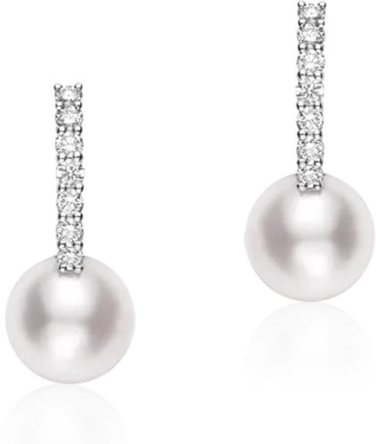 Серьги Crivelli СЕРЬГИ С ЖЕМЧУГОМ И БРИЛЛИАНТАМИ 0,46 CT 000-3416NS/51853144 (id 37321)