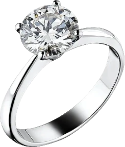 Кольцо Damiani ROUND DIAMOND 1.56 CT G/VS1 RING (HRD) 81068765/1 (id 38917)