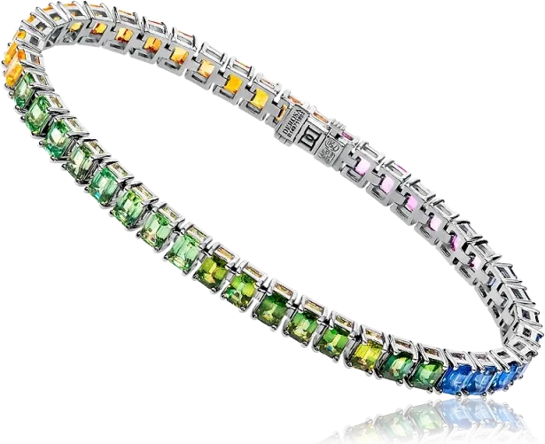 Браслет DeRosa MULTICOLOURED SAPPHIRE BRACELET 11.80 CT B149711802 (id 36536)