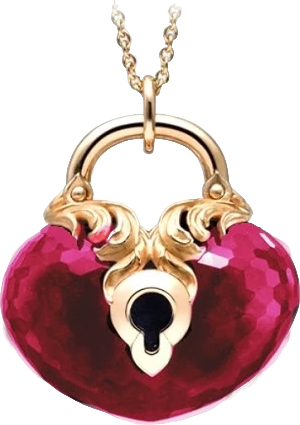 Подвеска  Magerit ETERNAL ENDLESS, RUBY AND QUARTZ HEART PENDANT ETERNAL ENDLESS (id 36575)