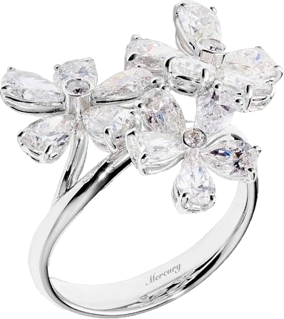 Кольцо Mercury FLOWER RING MR20383/WG/3FL (id 33176)