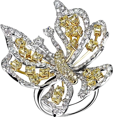 Кольцо No name BUTTERFLY RING 6.29 CT (id 27884)
