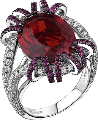 Кольцо Verdi Jewellery КОЛЬЦО С МЕКСИКАНСКИМ ОГНЕННЫМ ОПАЛОМ 9.09 CT A28A  (id 24137)