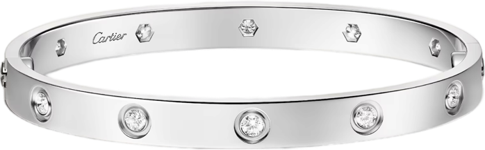 Cartier LOVEbracelet, classic model,10 diamonds