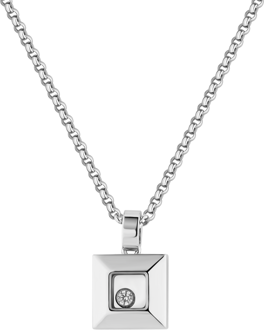Подвеска Chopard Happy Diamonds Square White Gold 79/2938-20