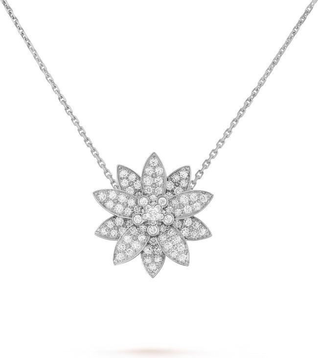 Van Cleef & Arpels Брошь-подвеска Lotus