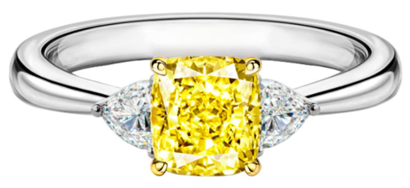Кольцо 2,01 Ct. W To X Range/vs2 "cushion Diamond"