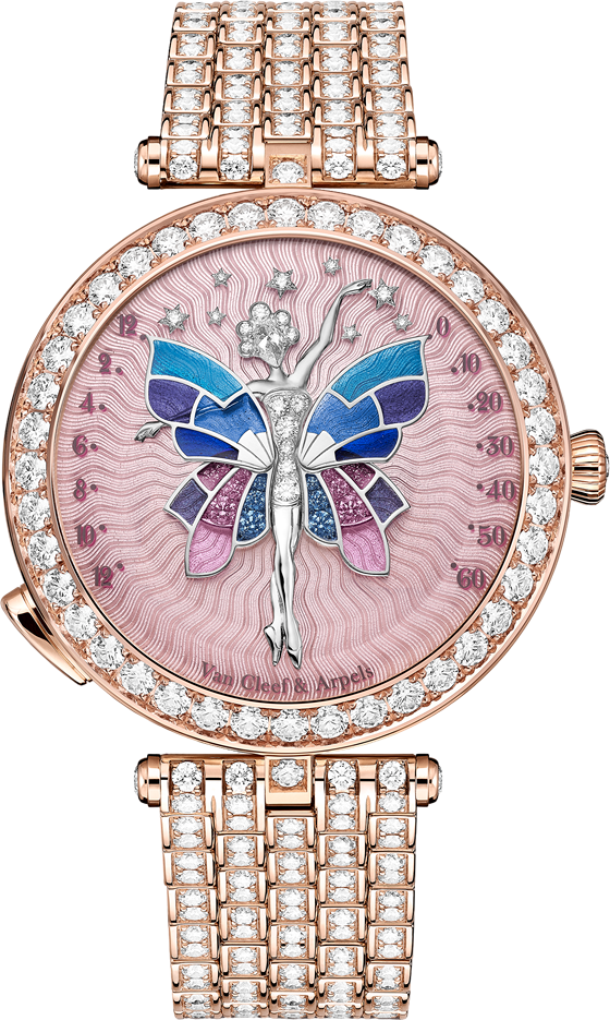 Van Cleef & Arpels Lady Arpels  Ballerine Enchantée Or Rose