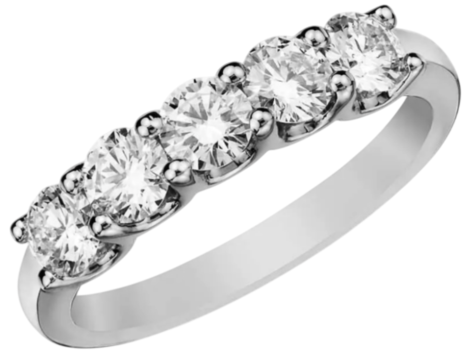 GIA Кольцо с бриллиантами 1,57 Ct. J/si1
