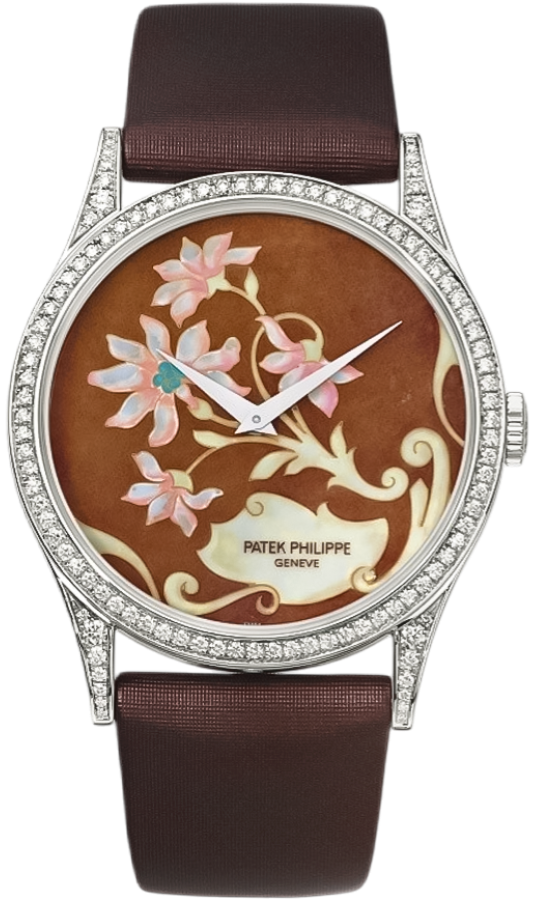 Часы Patek Philippe Calatrava Floral Arabesques 5077/100P-013