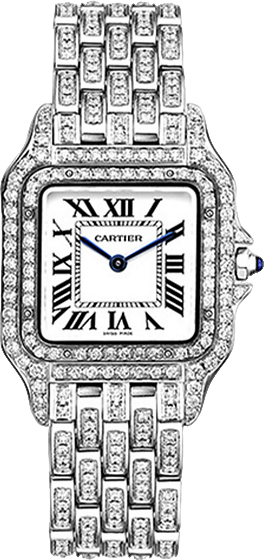 Cartier Small Panthere de Cartier Custom Diamonds Full Pave