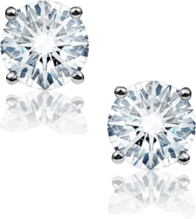 Серьги No name ROUND DIAMONDS 1.00-1.00ct H/VVS2 EARRINGS