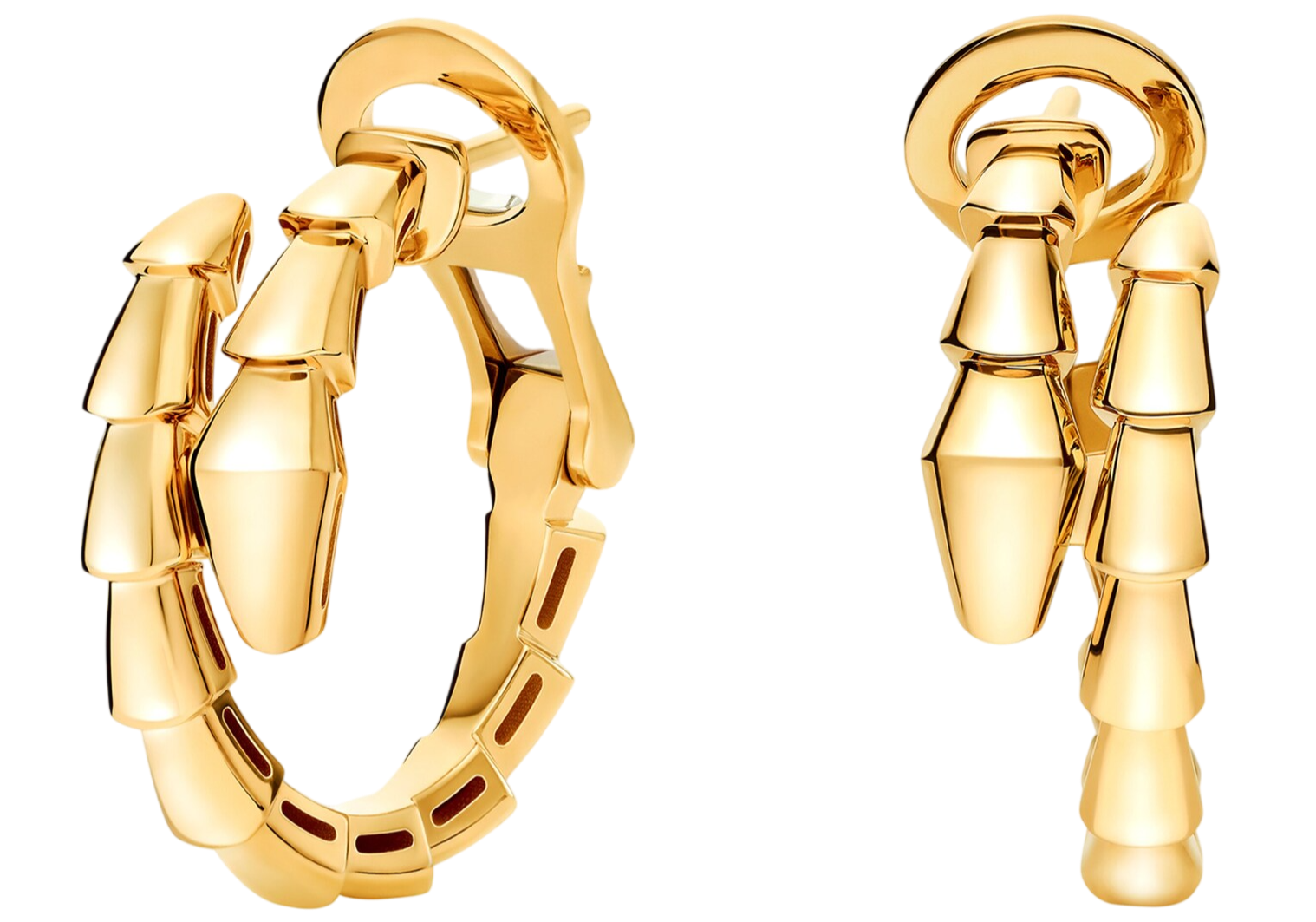 Серьги Bvlgari Yellow Gold Serpenti Viper Earrings