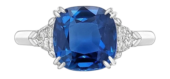 GRS GemResearch Swisslab Кольцо с сапфиром 10,63 сt. "blue"