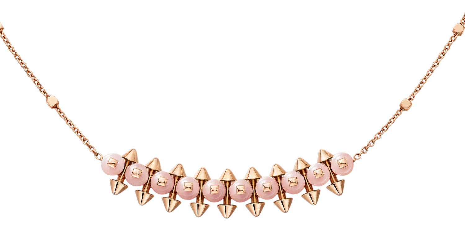 Cartier Clash De Cartier Pendant, Pink Chalcedony