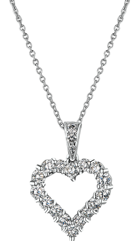Подвеска GRAFF Diamond Heart Silhouette Pendant RGP048