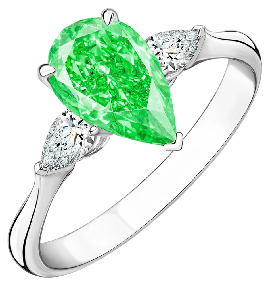 GIA Кольцо с бриллиантом 3,21 Ct. Flgy/vs2