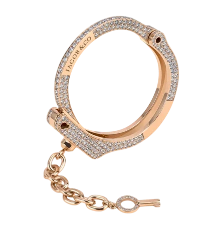 Jacob & Co Love Lockdown Bracelet (size 16)