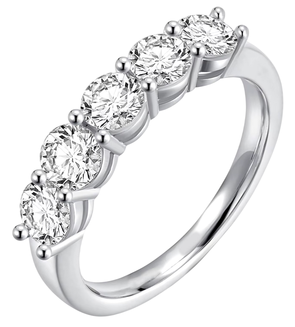 GIA Кольцо с бриллиантами 2,03 Ct. H/vs (3 Excellent)