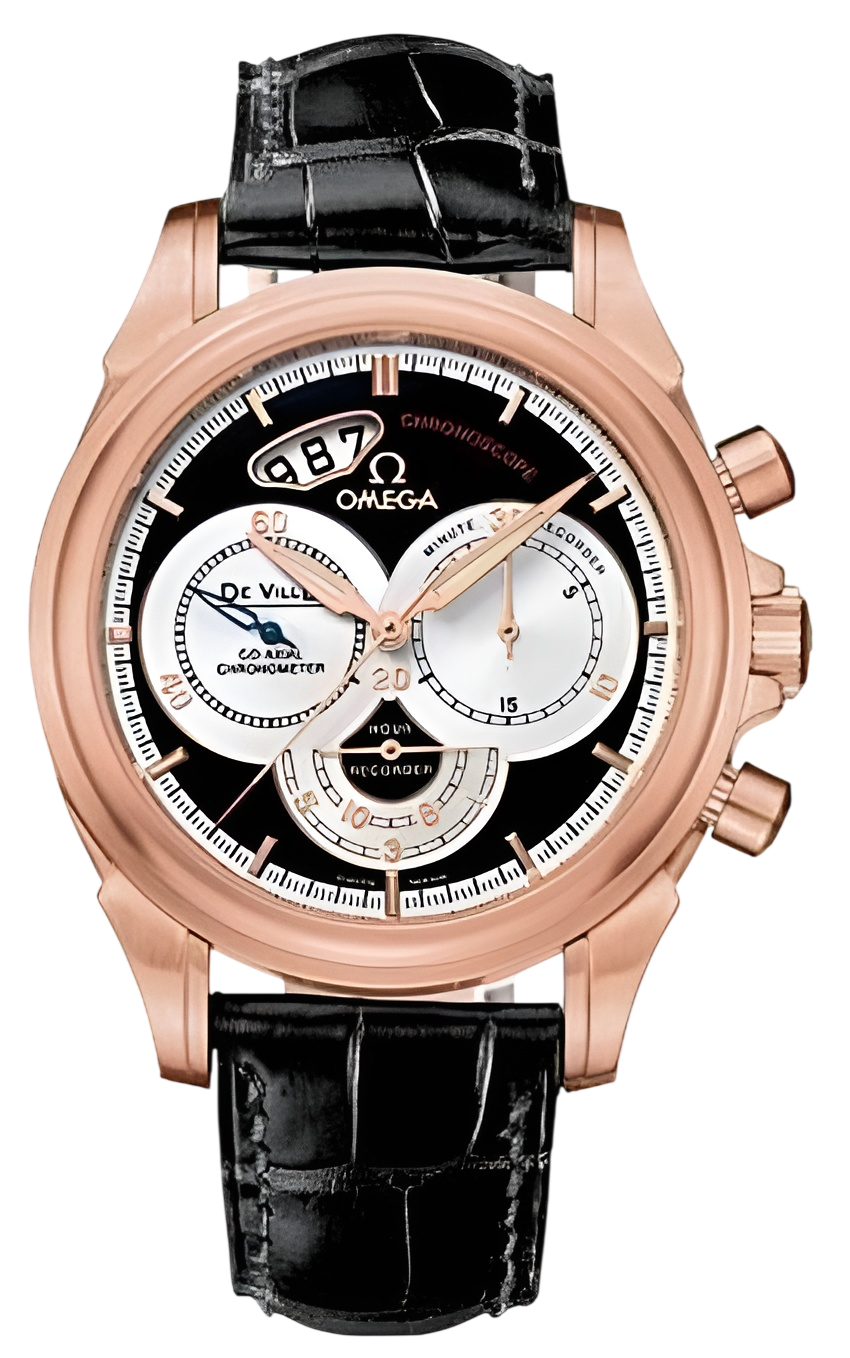 Omega De Ville Co-axial Chronoscope 41mm Automatic In Rose Gold Omega De Ville Co-axial Chronoscope 41mm Automatic In Rose Gold