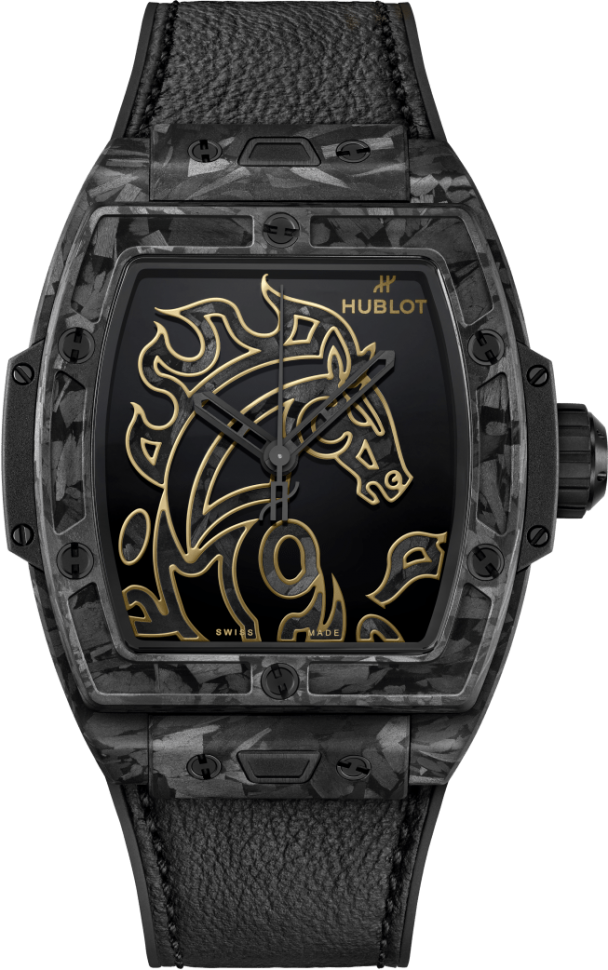 Hublot Spirit of Big Bang Year Of The Horse Frosted Carbon Hublot Spirit of Big Bang Year Of The Horse Frosted Carbon