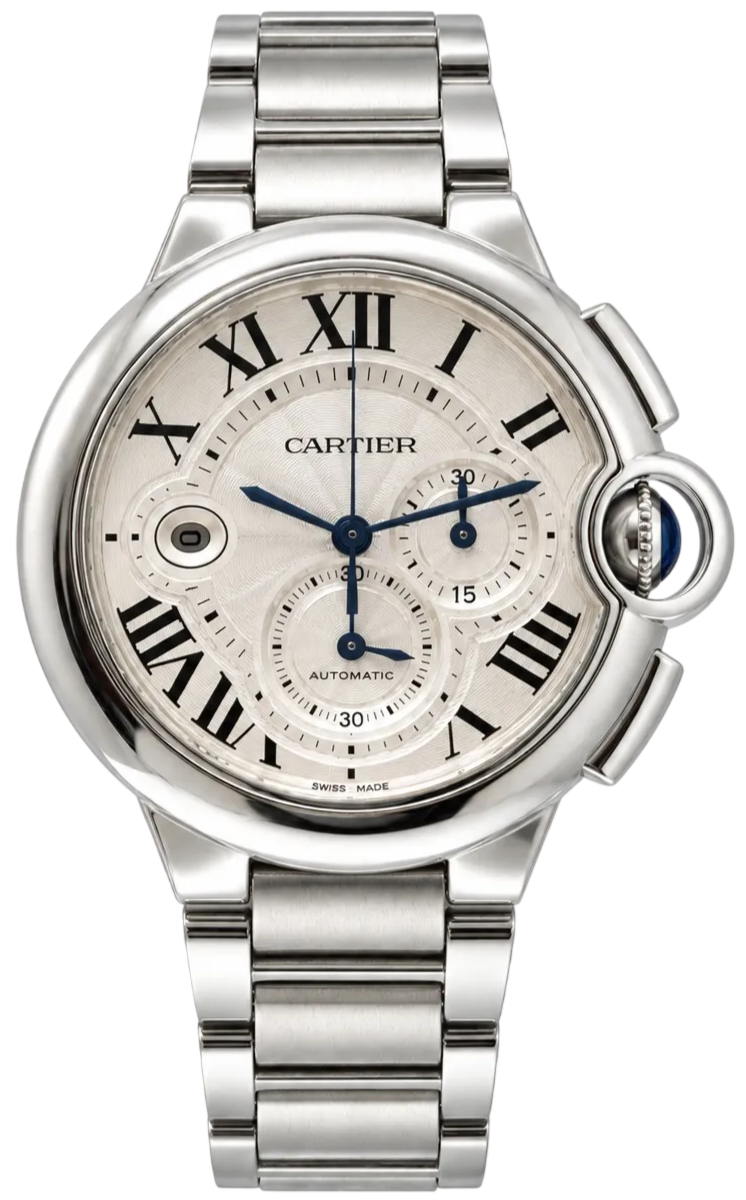 Часы Cartier Ballon Bleu Chronograph Steel 44 mm Часы Cartier Ballon Bleu Chronograph Steel 44 mm