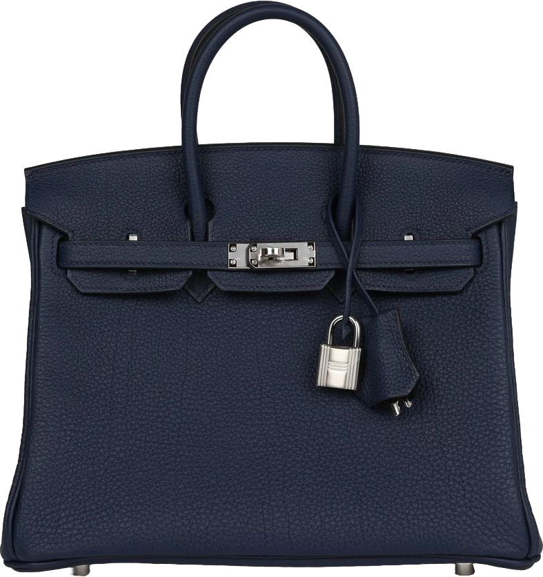 Hermes Birkin 25 Bleu Navy Togo Palladium Hardware