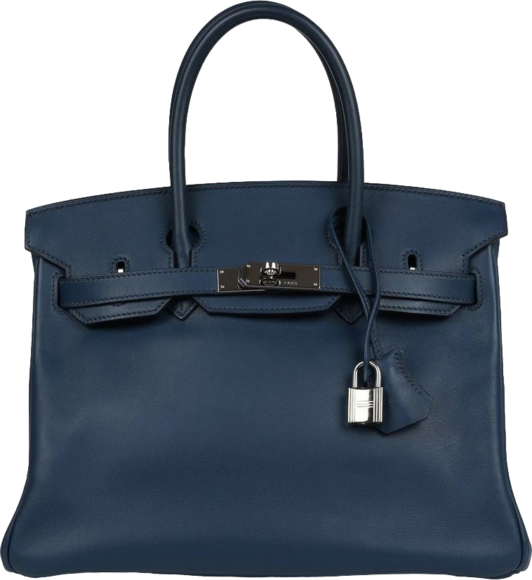 Hermes Birkin 30 Deep Bleu Swift Palladium Hardware