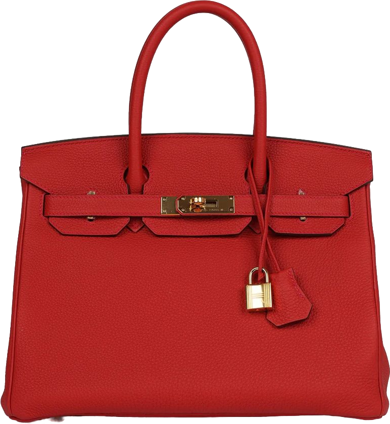 Hermes Birkin 30 Geranium Togo Gold Hardware