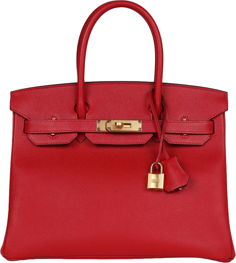 Hermes Birkin 30 Rouge Casaque Epsom Gold Hardware