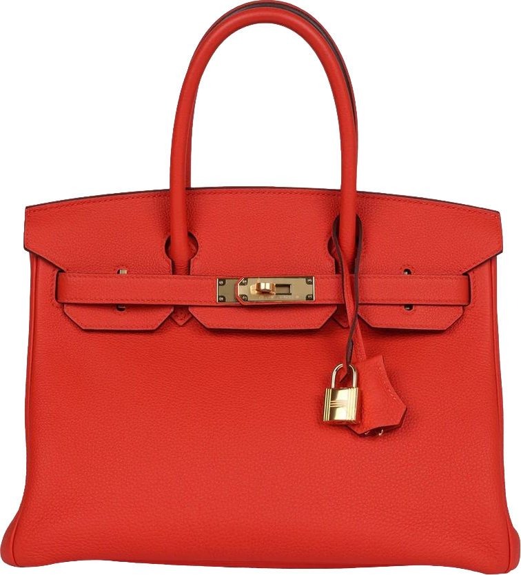Hermes Birkin 30 Rouge Tomate Togo Gold Hardware