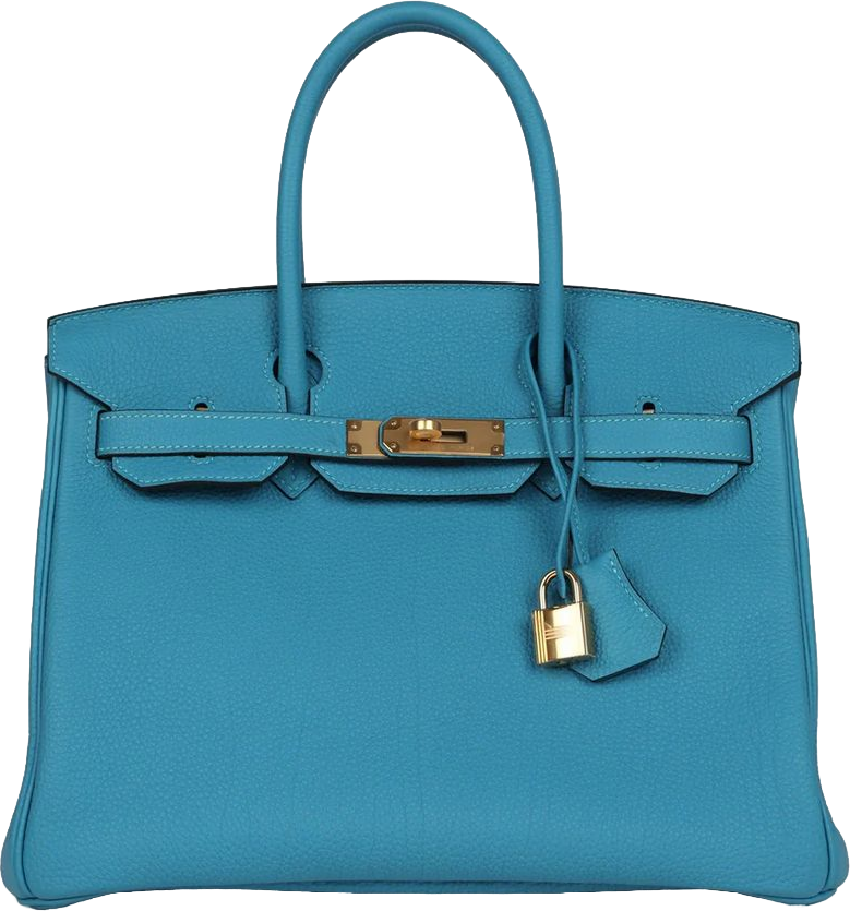 Hermes Birkin 30 Turquoise Togo Gold Hardware