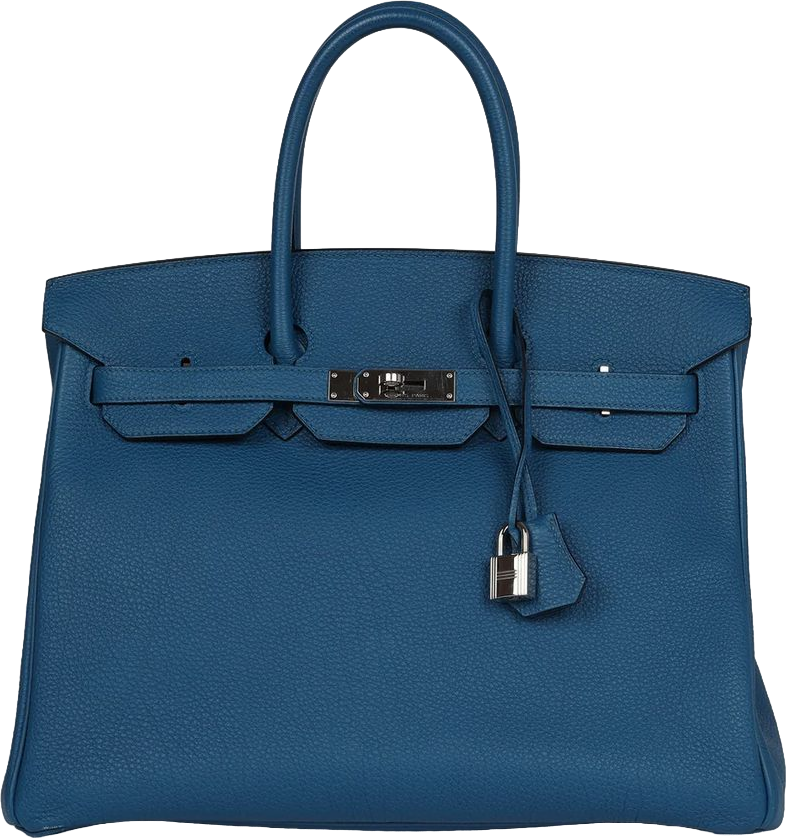 Hermes Birkin 35 Bleu de Galice Togo Palladium Hardware
