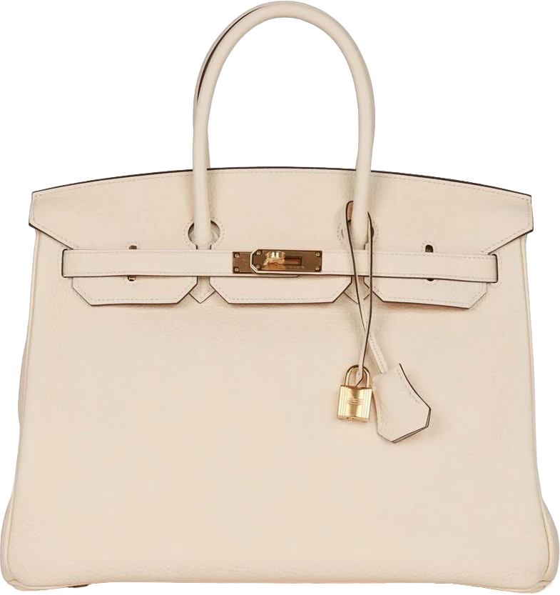 Hermes Birkin 35 Nata Clemence Gold Hardware