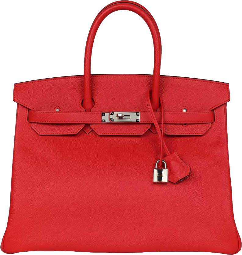 Hermes Birkin 35 Rouge Tomate Epsom Palladium Hardware