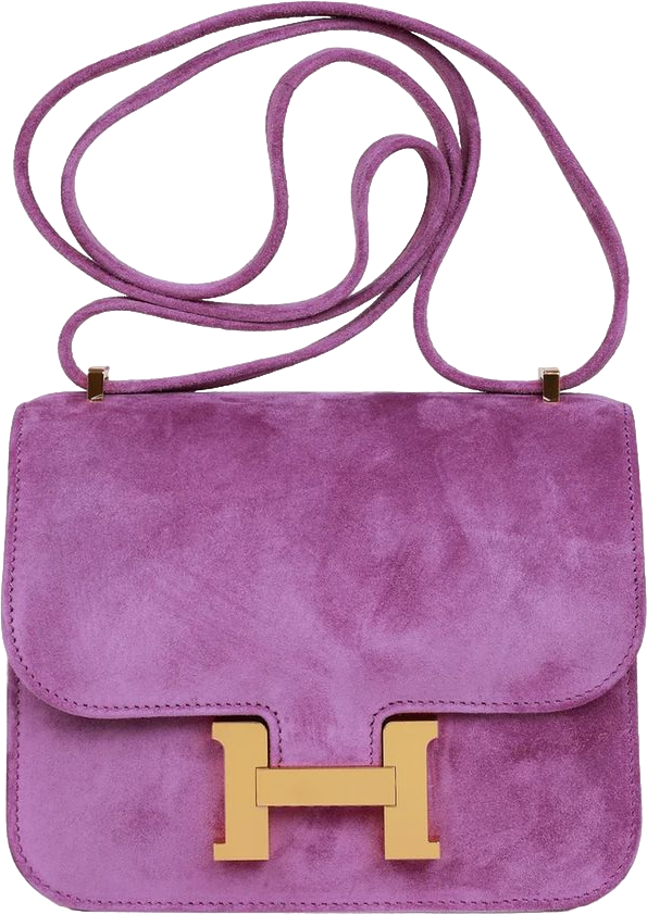 Hermes Constance 18 Violet Doblis Gold Hardware